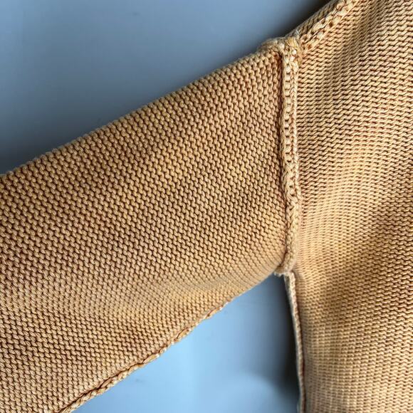 NYLAND Chunky Knit Pullover Crewneck Sweater Faded Orange - Picture 14 of 16